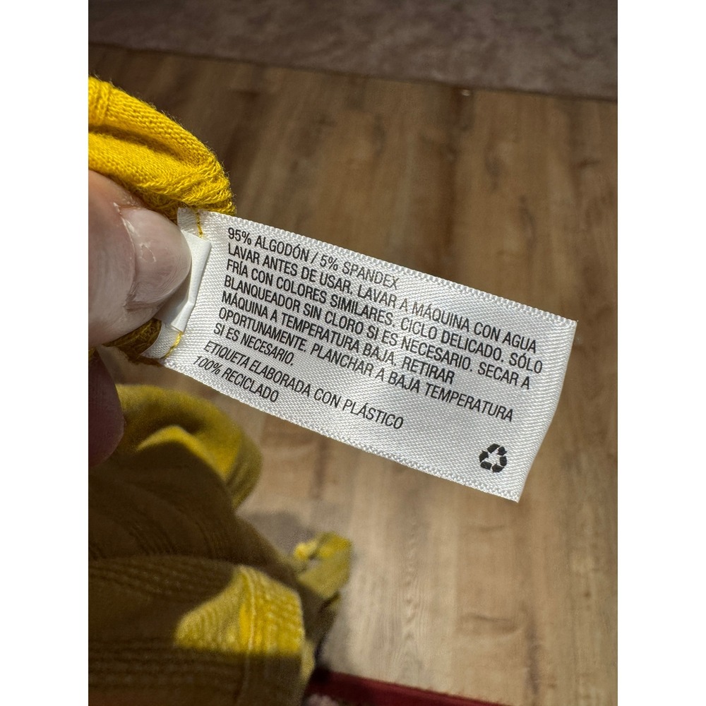 Universal Thread Yellow Textured Ribbed Tank Top Women's XS - Picture 8 of 8